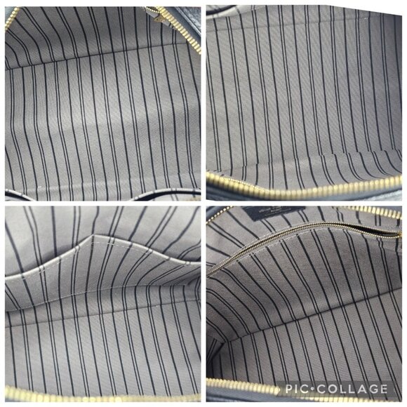 LOUIS VUITTON Empreinte Speedy 30 Black Leather Shoulder Strap Bag Bandouliere - Picture 7 of 16